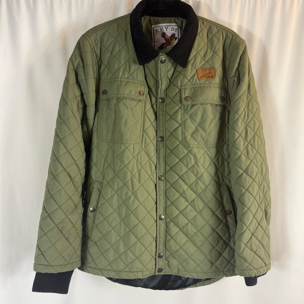 Quilted Lightweight Jacket - Olive Green